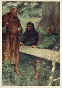 Robin Hood and the Black Monk, frontispiece from 