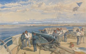 Sebastopol, Sketched From The Deck of H. M. S. Sidon, Feb. 1855