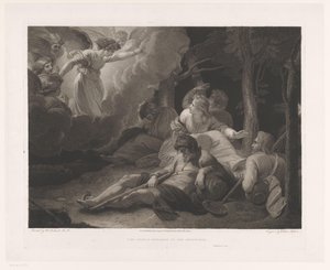 The Annunciation to the Shepherds by William Skelton