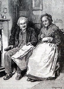 An elderly couple
