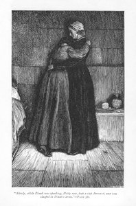 Hetty Sorrel, Sentenced to Death for Infanticide, Comforted in Prison by Her Methodist Preacher Cousin, Dinah Morris