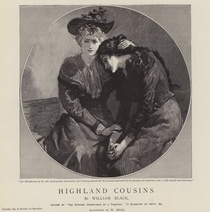 Highland Cousins by William Black by William Small