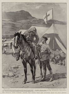The Retreat from Dundee, Giving the Order that the Wounded Must Be Left Behind by William Small