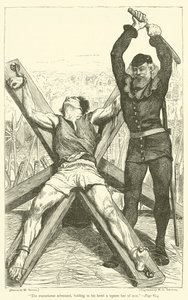 The executioner advanced, holding in his hand a square bar of iron by William Small