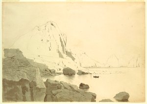 View of Capri, Italy, Showing the Southern Coast and The Faraglione, ca. 1865 by William Stanley Haseltine
