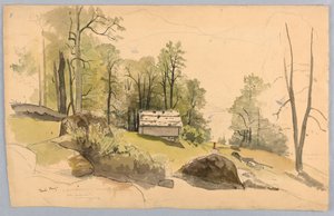 Study for Landscape, Hasliberg, Switzerland