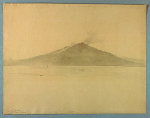 Study of Mt. Vesuvius from Sorrento, Italy