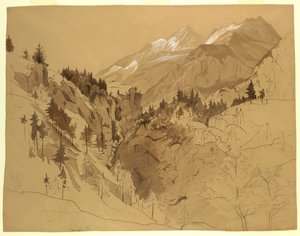 Study of Landscape, Meiringen, Switzerland