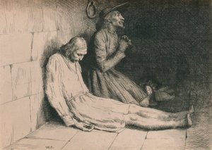 Christian and Hopeful in the Dungeon, c1916 by William Strang