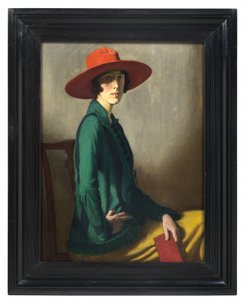 Lady with a Red Hat