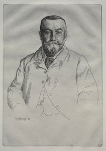 Portrait of H. Cock by William Strang