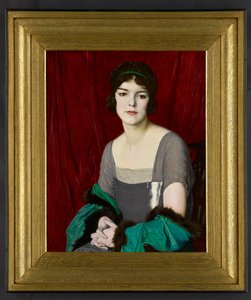 The Green Cloak, Portrait of the Actress Miss Barbara Horder