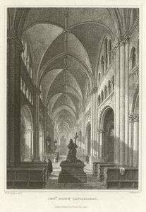 Interior Bonn Cathedral by William Tombleson
