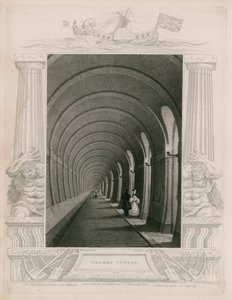 Thames Tunnel by William Tombleson