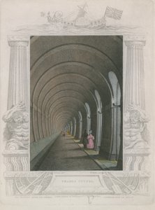 The Thames tunnel by William Tombleson