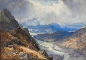 A View from Moel Cynwich: Looking Over the Vale of Afon Mawddach and Toward Cader Idris