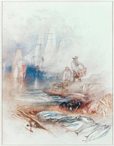 Mackerel on the Beach by Joseph Mallord William Turner