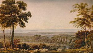 View from the Wyndd Cliff, near Chepstow - Morning, c1820, 1938 by Joseph Mallord William Turner
