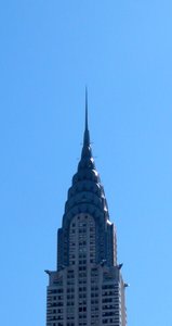 The Chrysler Building is an Art Deco Style Skyscraper in New York City, Located on the East Side of Manhattan, Completed 1930
