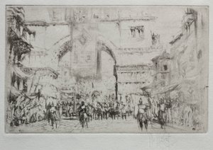 Hadrian Entering Salonica by William Walcot