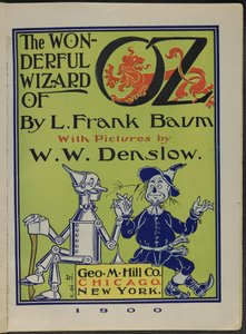 Frontispiece of "The Wonderful Wizard of Oz" by Lyman Frank Baum by William Wallace Denslow