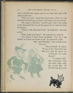 Illustration from "The Wonderful Wizard of Oz" by Lyman Frank Baum by William Wallace Denslow