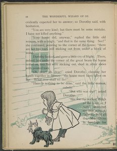Illustration from "The Wonderful Wizard of Oz" by Lyman Frank Baum by William Wallace Denslow