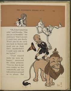 Illustration from "The Wonderful Wizard of Oz" by William Wallace Denslow
