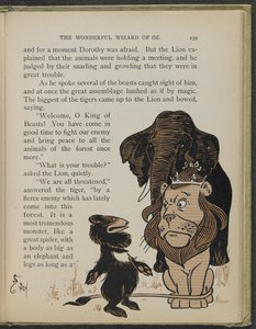 Illustration from "The Wonderful Wizard of Oz" by William Wallace Denslow