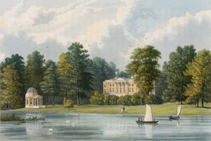 Hampton House, engraved by Richard Gilson Reeve, published 1828