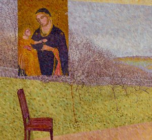 Madonna With Landscape