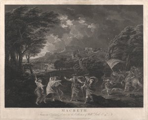 Macbeth and the Witches by William Woollett