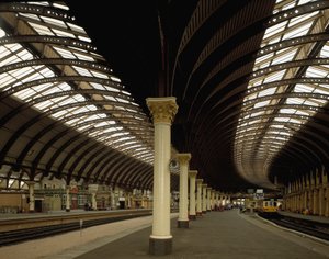 View of York Central Station by William and Prosser Thomas Peachy