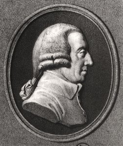 Portrait from a medallion of Adam Smith