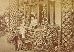Children Playing at a Window by Willoughby Wallace Hooper