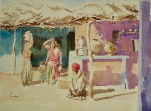 Brahmin village interior (2)