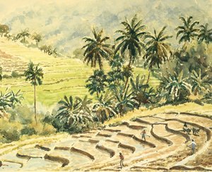 Dunhinda, Preparing the Paddy Fields by Wilson Clive