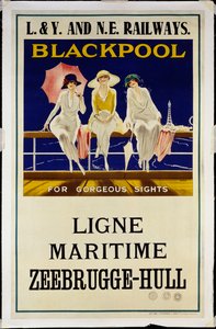 Blackpool, L.& Y. and N.E. Railways, c.1930 by Wilton Williams