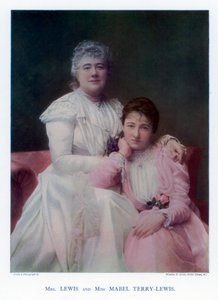 Mrs Lewis Kate Terry and Miss Mabel Terry-Lewis, British actresses, 1901 by Window and Grove