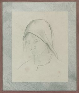 Study for St Martin altarpiece by Winifred Knights