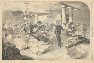 A Cadet Hop at West Point, from Harper by Winslow Homer