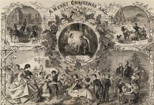 A Merry Christmas and Happy New Year by Winslow Homer