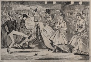 A Parisian Ball - Dancing at the Mabille, Paris by Winslow Homer