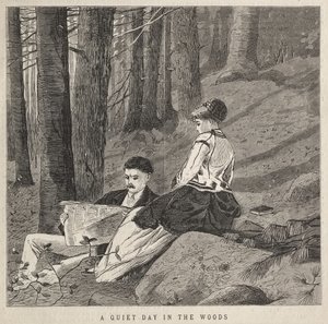 A Quiet Day in the Woods by Winslow Homer