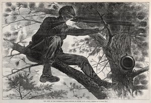 A Sharpshooter on Picket Duty by Winslow Homer