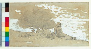 A Shepherdess, 1879