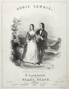 Annie Laurie - Sheet Music Cover by Winslow Homer