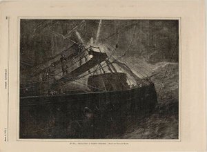 At Sea—Signalling a Passing Steamer by Winslow Homer