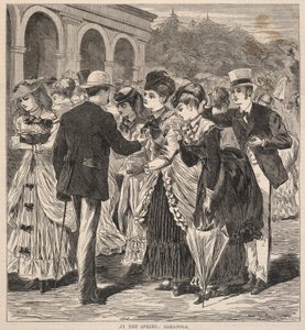 At the Spring: Saratoga, from Hearth and Home, August 28, 1869