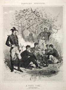 Campaign Sketches: A Pastime by Winslow Homer